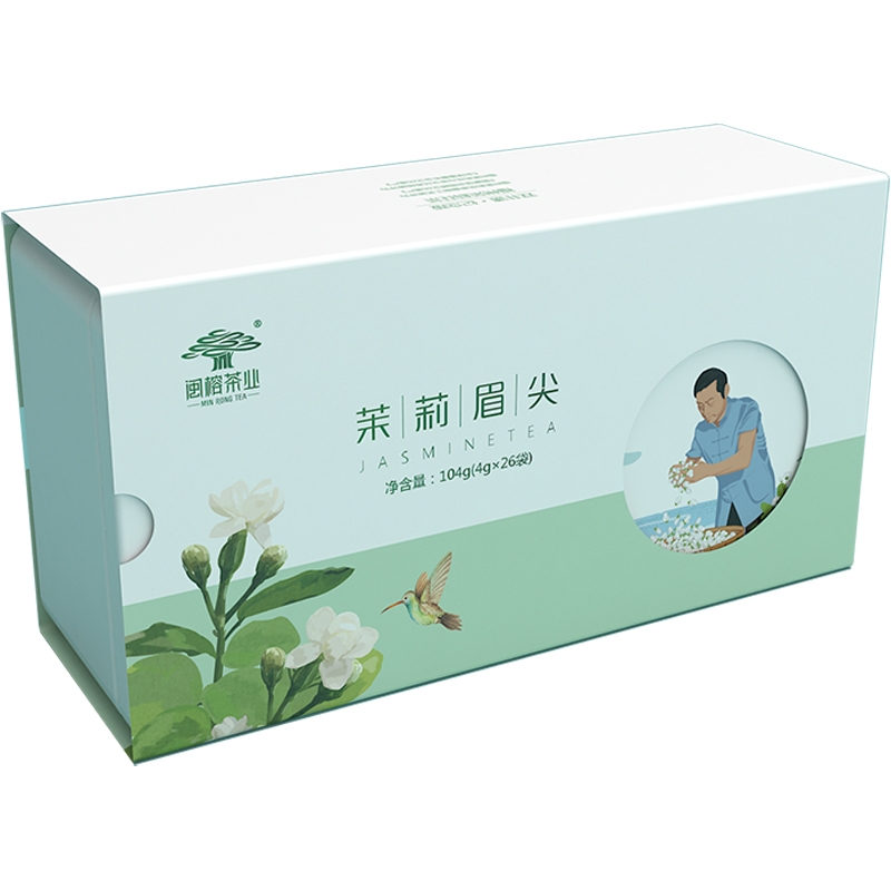 福州市  闽榕茉莉花茶茉莉眉尖 104g/盒（4g*26小包）