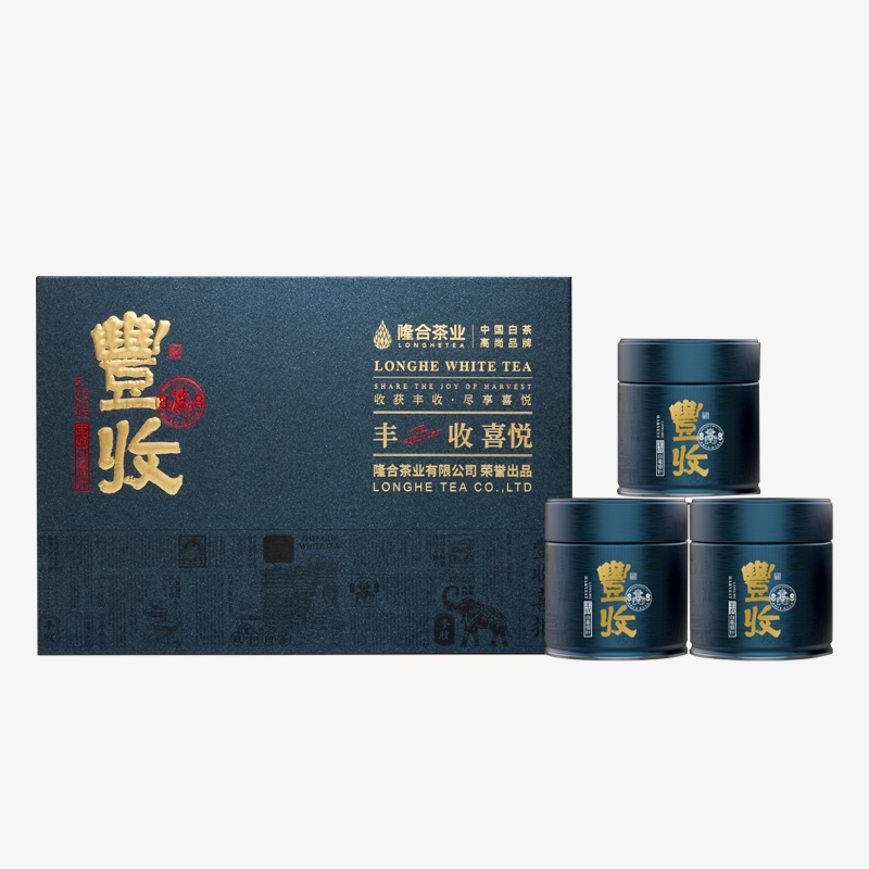 政和县 隆合茶业2020年丰收·白毫银针礼盒装180g
