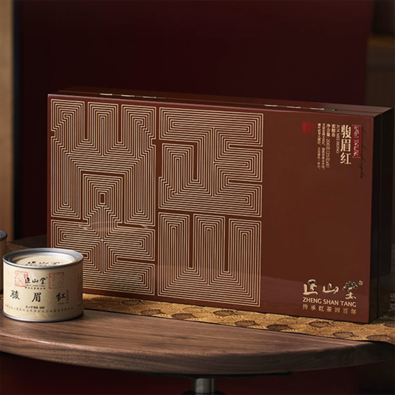 武夷山市 正山堂&middot;花开富贵&middot;骏眉红礼盒200g（25g*8罐）